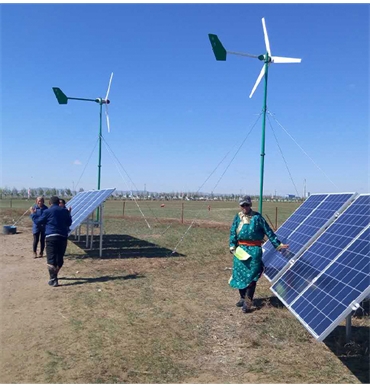 2kW风光互补发电系统在锡林郭勒盟东乌旗的应用
