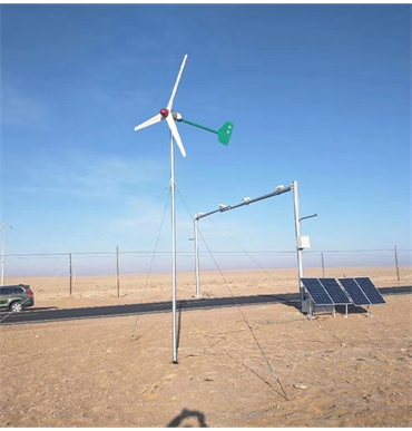 2kW风光互补发电系统在锡林郭勒盟苏尼特左旗公路监控应用