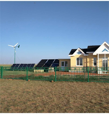 3kW风光互补发电系统应用在锡林郭勒盟苏尼特左旗牧民家庭