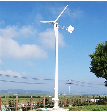 韩国全罗南道安装的5kW风力发电机